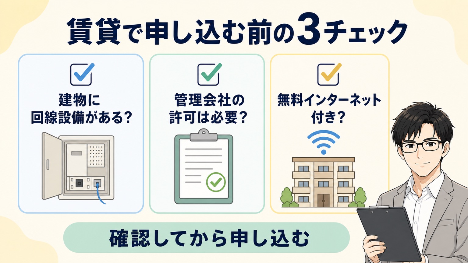 賃貸で申し込む前の最終チェック3つ